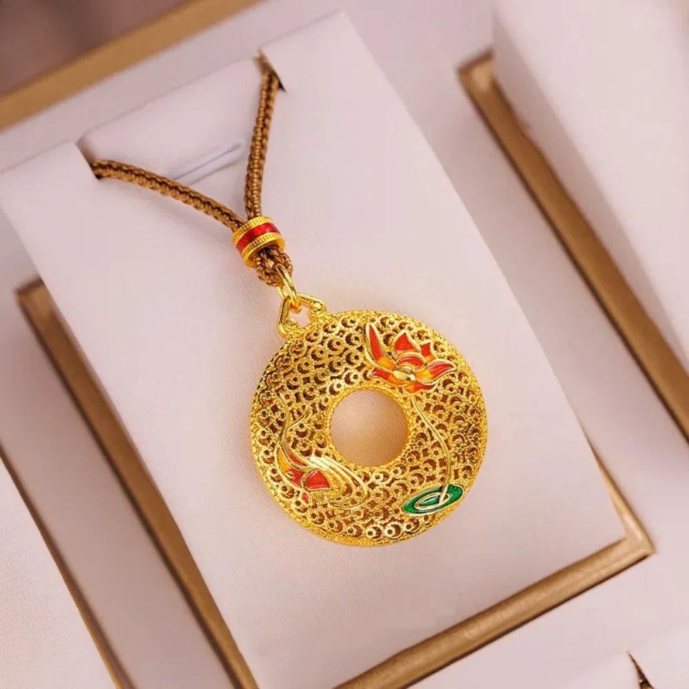 Retro Gold Fish Chinese Style Necklace Vintage Charm Dragon Pendant Necklace Ornament Flower Collarbone Necklace Gifts
Retro Gold Fish Chinese Style Necklace Vintage Charm Dragon Pendant Necklace Ornament Flower Collarbone Necklace Gifts