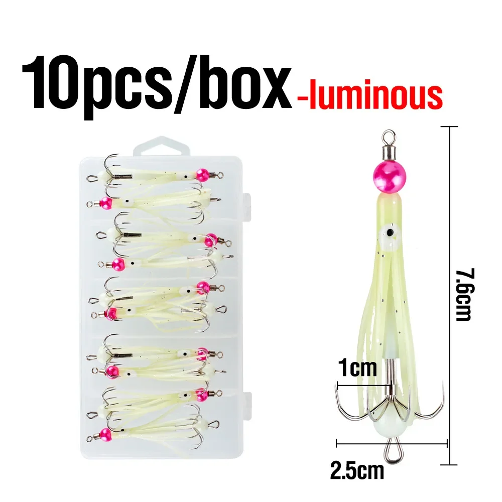 For Sea Fishing Saltwater Hooks Glow Fishing Lures Night Fishing Expeditions Glow,Red Glow,Multicolor 360 Rotating Design
For Sea Fishing Saltwater Hooks Glow Fishing Lures Night Fishing Expeditions Glow,Red Glow,Multicolor 360 Rotating Design