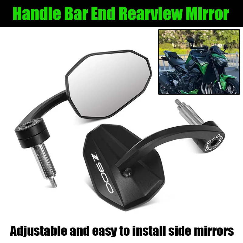 For Kawasaki Z900 Z900SE 2017-2025 Z400 HandleBar Rear View Side Mirror 7/8" 22mm Motorcycle Handlebar End Mirror
For Kawasaki Z900 Z900SE 2017-2025 Z400 HandleBar Rear View Side Mirror 7/8" 22mm Motorcycle Handlebar End Mirror