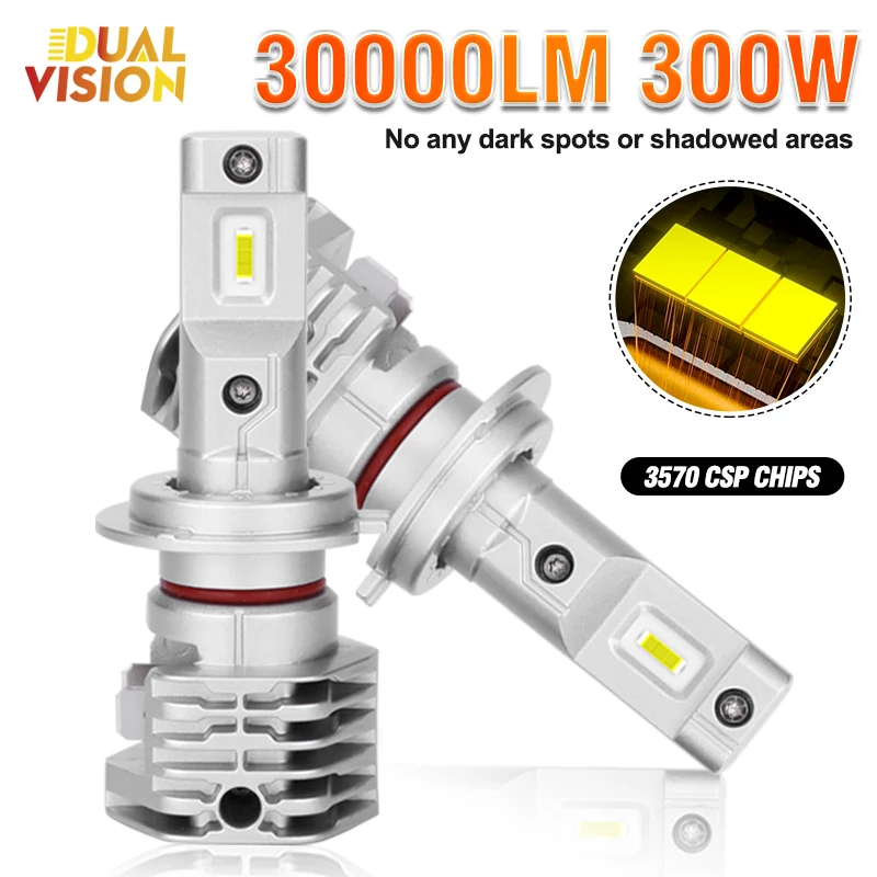 2PCS H7 Led H4 H11 Headlight Bulbs H8 H9 9005 HB3 9006 HB4 9012 Auto Lamps Fanless For Trucks 6000K 30000LM Mini Diode Plug&Play
2PCS H7 Led H4 H11 Headlight Bulbs H8 H9 9005 HB3 9006 HB4 9012 Auto Lamps Fanless For Trucks 6000K 30000LM Mini Diode Plug&Play
