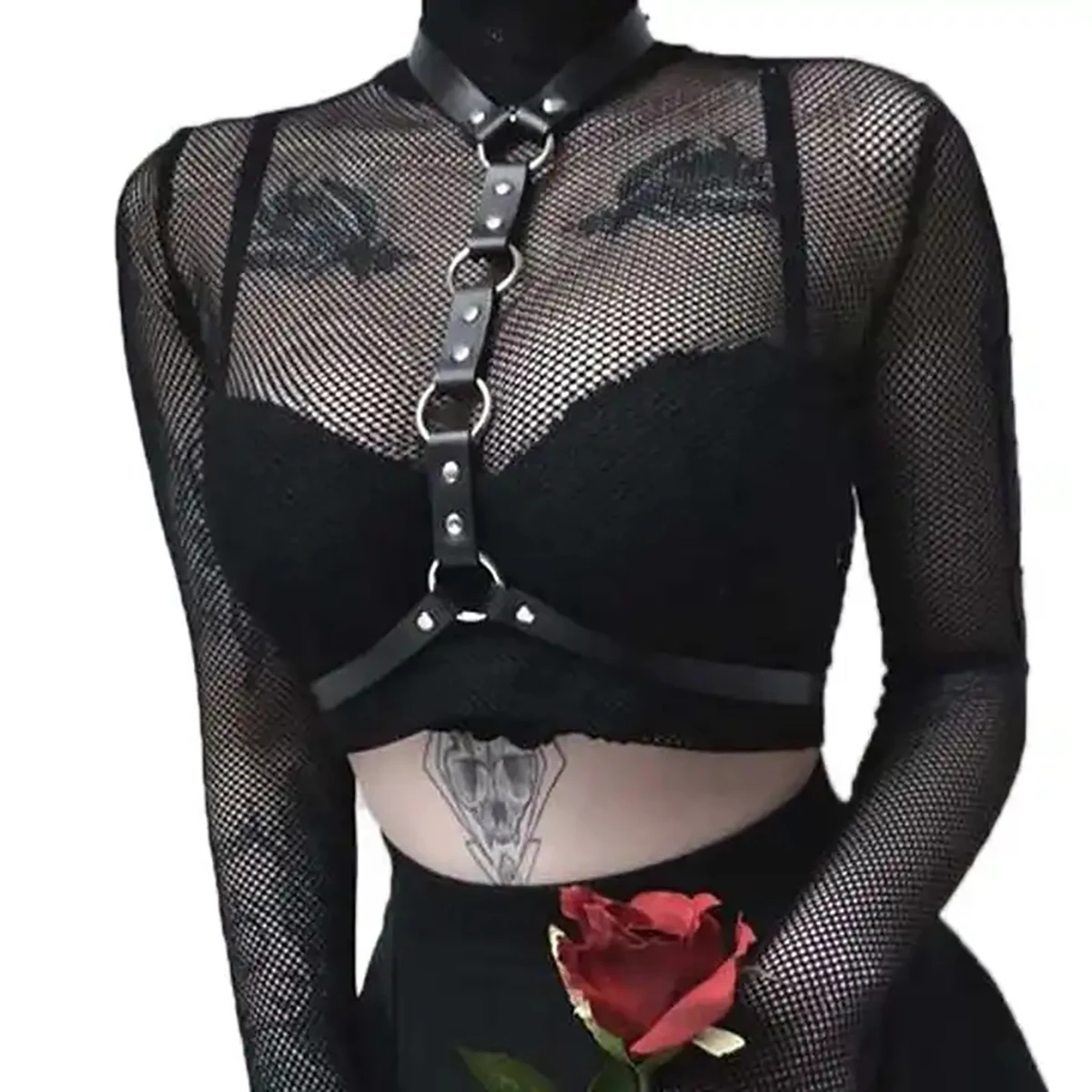 Fullyoung Sexy Body Harness Belt Chest Harness Bra Leather Lingerie Bondage Lingerie Goth Fetish Clothing Festival Rave Outfit
Fullyoung Sexy Body Harness Belt Chest Harness Bra Leather Lingerie Bondage Lingerie Goth Fetish Clothing Festival Rave Outfit