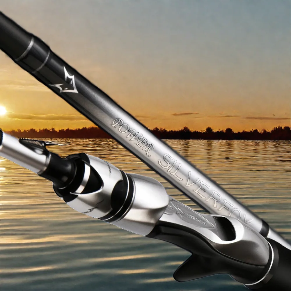 Fishing Rod K Shape Guide Casting Rods High Carbon Materials Silver FOX 2 Sections Casting Fishing Rod
Fishing Rod K Shape Guide Casting Rods High Carbon Materials Silver FOX 2 Sections Casting Fishing Rod
