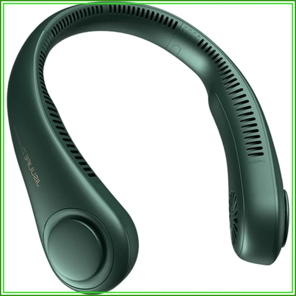 Portable Neck Fan, Hands-Free Bladeless Design, Rechargeable Battery, 3 Speeds, Quiet, for Travel & Outdoor, Green
Portable Neck Fan, Hands-Free Bladeless Design, Rechargeable Battery, 3 Speeds, Quiet, for Travel & Outdoor, Green