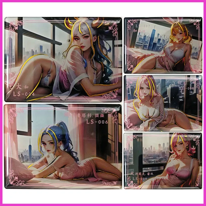 Anime ONE PIECE Rare LS Game Refraction Collectible Cards Yamato Vivi Carrot Shirahoshi Reiju Toys for boys Birthday Present
Anime ONE PIECE Rare LS Game Refraction Collectible Cards Yamato Vivi Carrot Shirahoshi Reiju Toys for boys Birthday Present