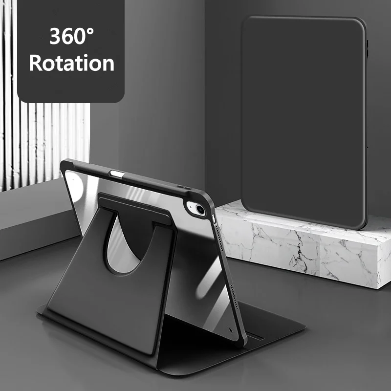 Funda For iPad A16 Case with Pencil Holder 360 Rotating Acrylic Clear Hard Tablet Case For iPad 11th 10th Generation Cover Capa
Funda For iPad A16 Case with Pencil Holder 360 Rotating Acrylic Clear Hard Tablet Case For iPad 11th 10th Generation Cover Capa