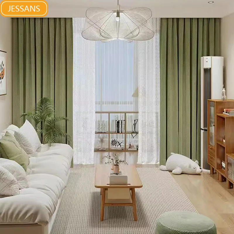 Herringbone Jacquard Chenille Beige Milk Tea Curtains for Living Room Bedroom French Window Balcony Window Customized Finished
Herringbone Jacquard Chenille Beige Milk Tea Curtains for Living Room Bedroom French Window Balcony Window Customized Finished