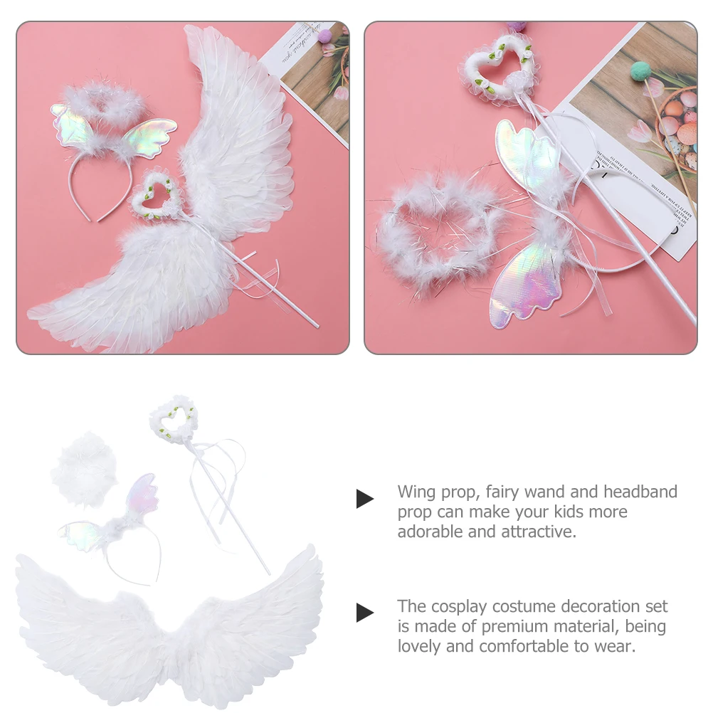 Wings Headb Set Angel Props Girls Costume Fairy Wing W Accessories Reusable Cosplay Party Supplies Stage Show Gifts
Wings Headb Set Angel Props Girls Costume Fairy Wing W Accessories Reusable Cosplay Party Supplies Stage Show Gifts