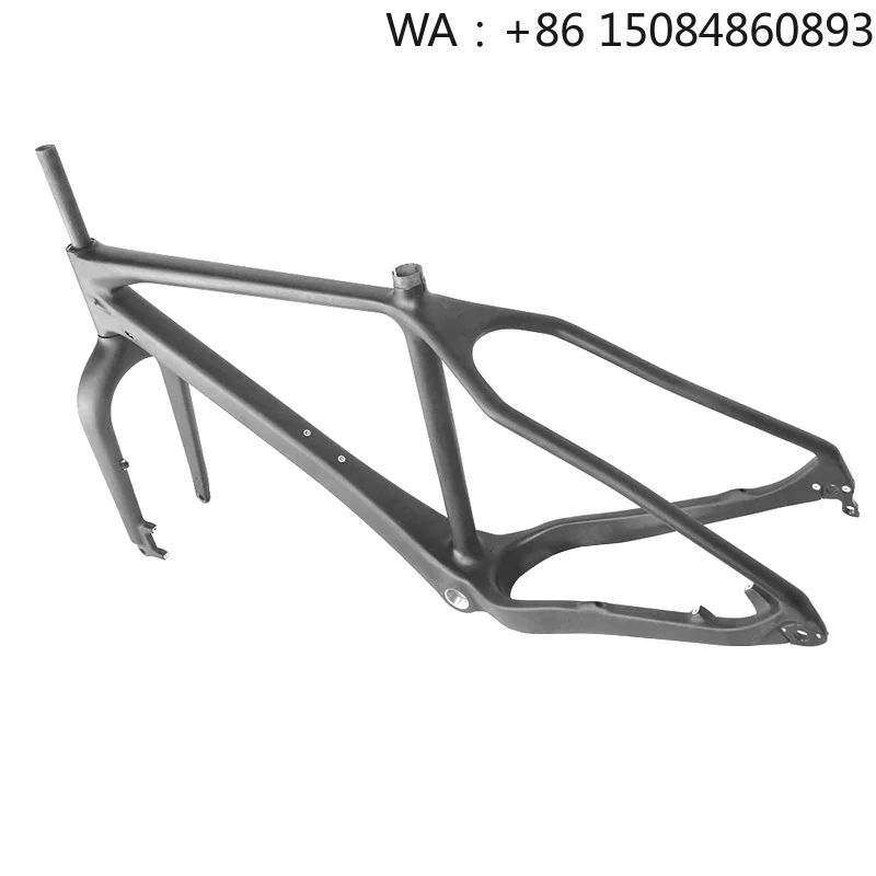 26 Inch Fat Bike Frame, carbon fiber material, snow bike dedicated build, sturdy cycling accessory
26 Inch Fat Bike Frame, carbon fiber material, snow bike dedicated build, sturdy cycling accessory
