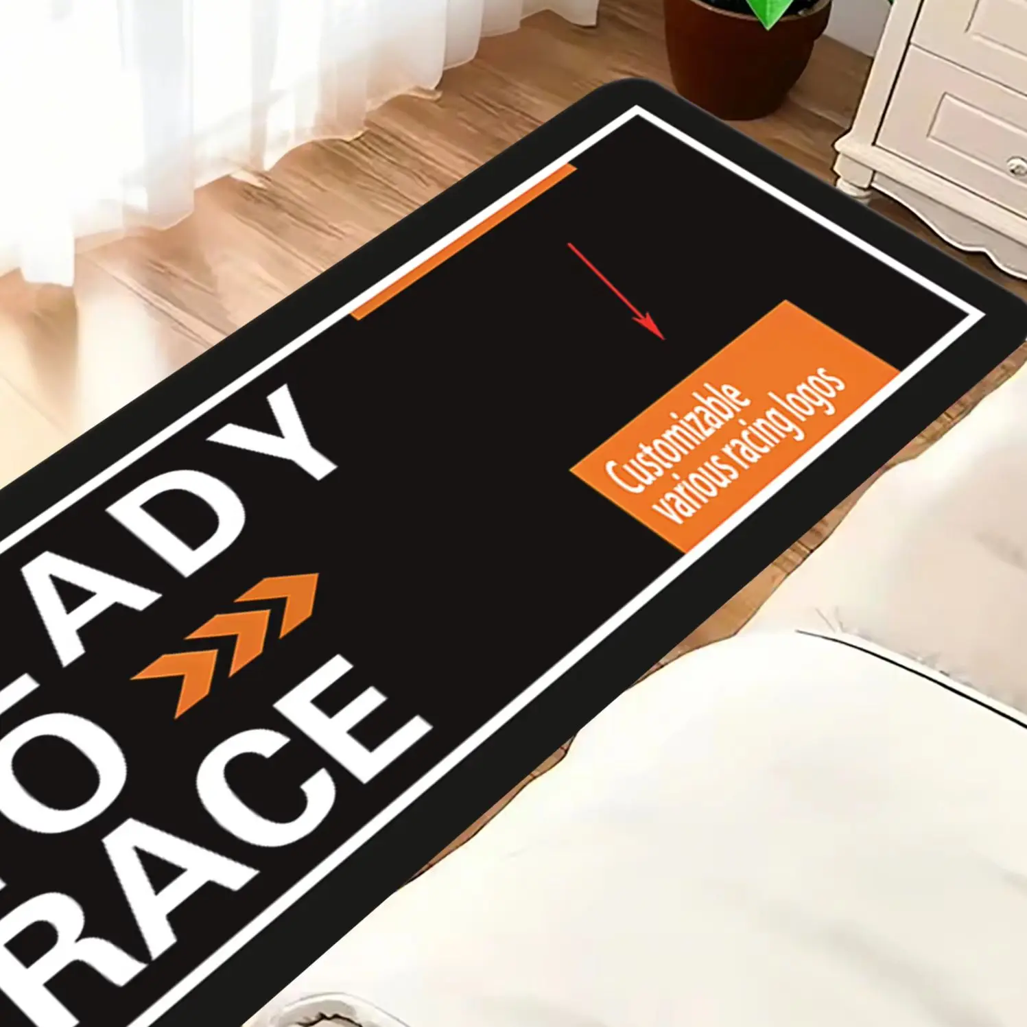 Customized Motorcycle Carpet Garage Mat Racing Cool Moto Display Motorcycle Display Mat Hallway Anti-slip Home Decoration Rug