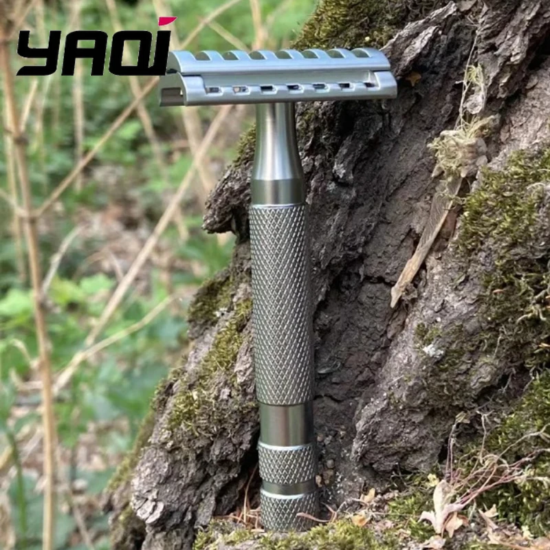 YAQI KNIGHT-HELMET Бритвенная головка с ручкой из нержавеющей стали DE Безопасная бритва для мужчин
YAQI KNIGHT-HELMET Бритвенная головка с ручкой из нержавеющей стали DE Безопасная бритва для мужчин