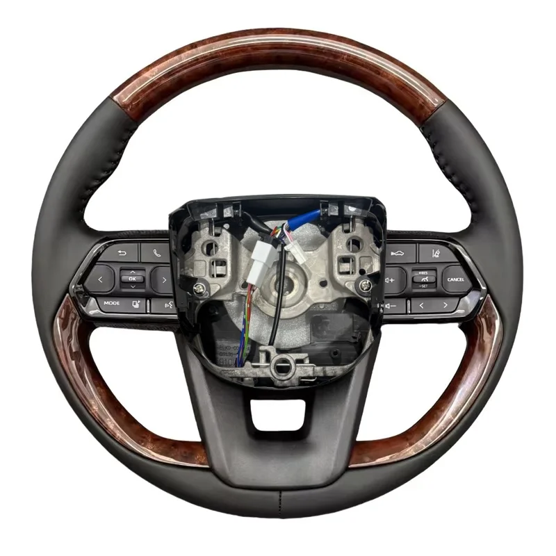 Руль с черной кнопкой для Toyota Land Cruiser Prado LC79 LC76 LC70 LC300 2008-2021GR, полностью кожаный руль в стиле
Руль с черной кнопкой для Toyota Land Cruiser Prado LC79 LC76 LC70 LC300 2008-2021GR, полностью кожаный руль в стиле