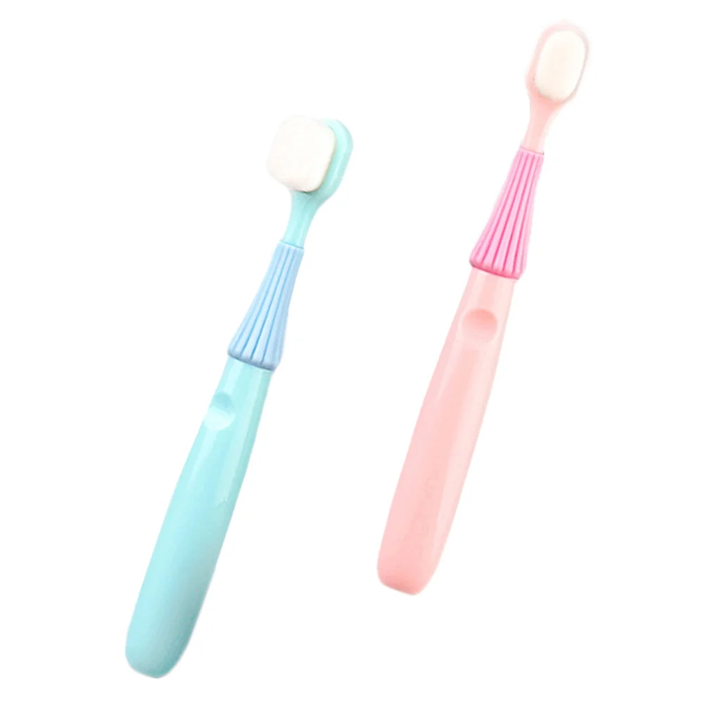 2 Pcs Children's Toothbrush Sky Blue Kids Manual with Unique Design Portable Silica Gel
2 Pcs Children's Toothbrush Sky Blue Kids Manual with Unique Design Portable Silica Gel