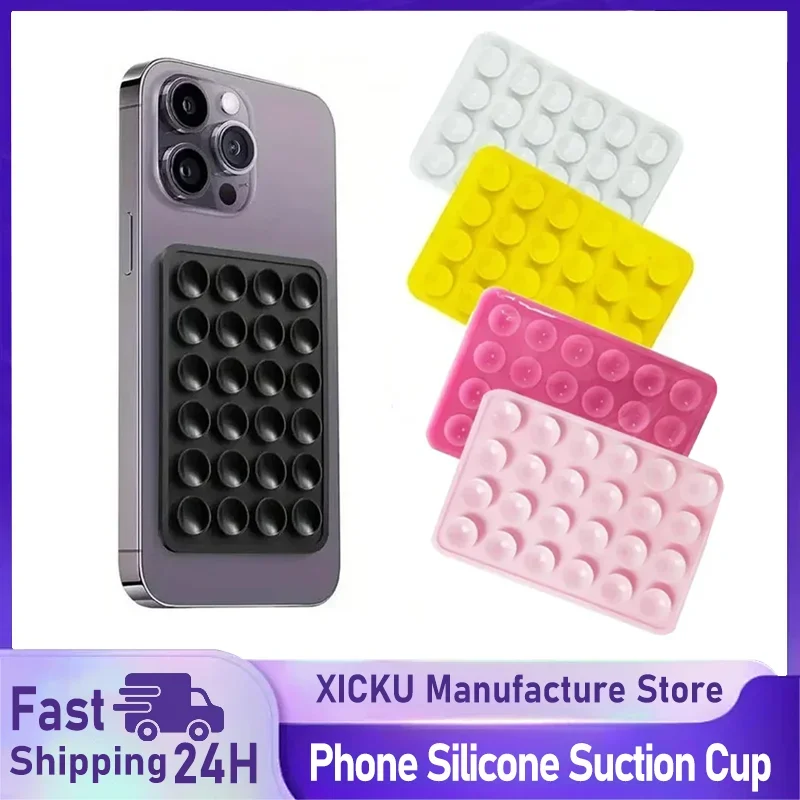 Silicone Suction Phone Holder Mat Multifunctional Suction Cup Wall Stand Square Anti-Slip Single-Sided Case Mount Back Sticker
Silicone Suction Phone Holder Mat Multifunctional Suction Cup Wall Stand Square Anti-Slip Single-Sided Case Mount Back Sticker