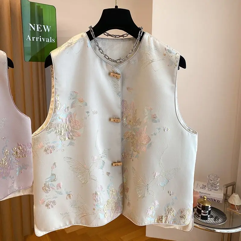 Spring/Summer New Women's Tank Top Loose Printed Embroidered Oversized Short Vest
Spring/Summer New Women's Tank Top Loose Printed Embroidered Oversized Short Vest