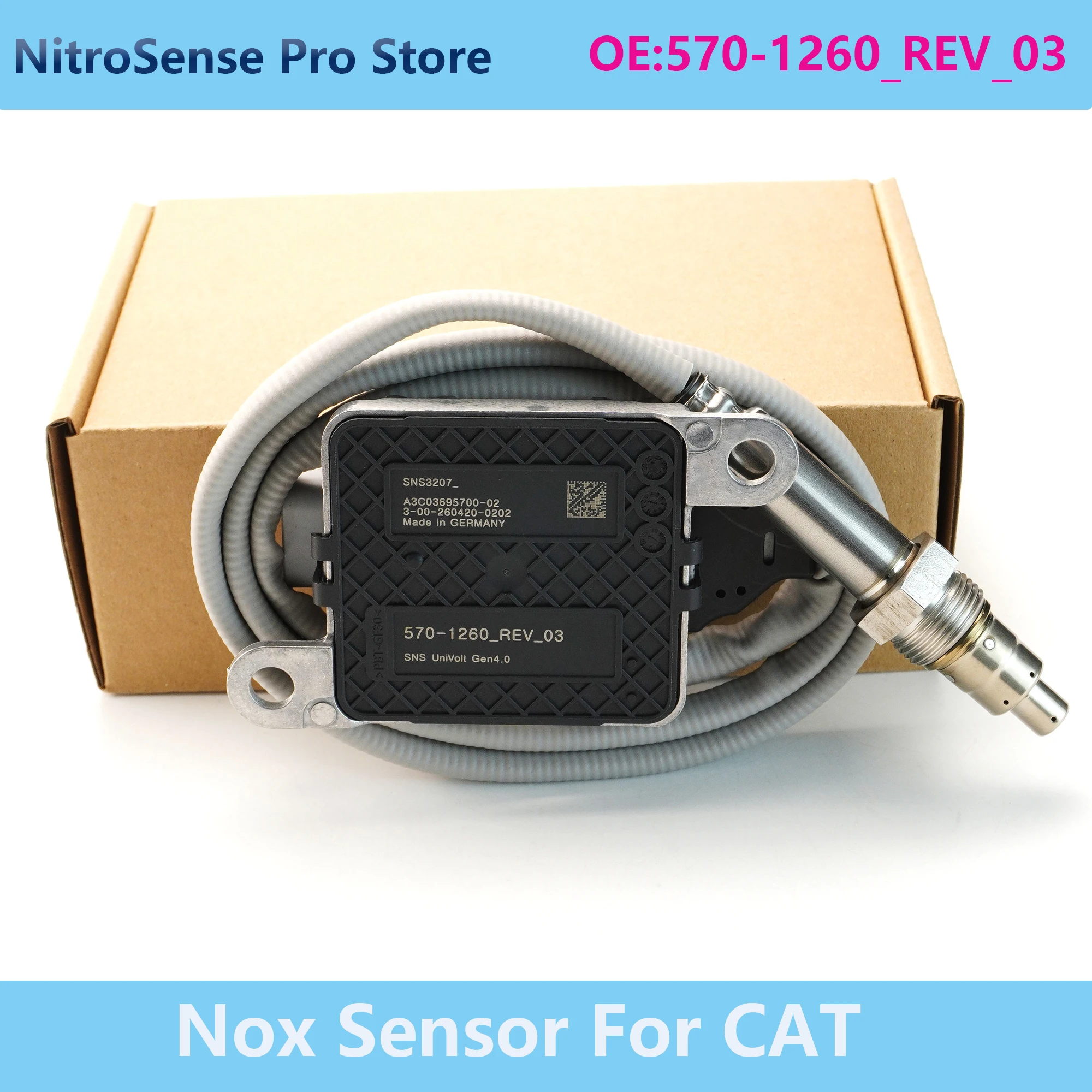 Nitrogen Oxide Nox Sensor 570-1260_REV_03 SNS3207 A3C03695700-02 For CAT
Nitrogen Oxide Nox Sensor 570-1260_REV_03 SNS3207 A3C03695700-02 For CAT
