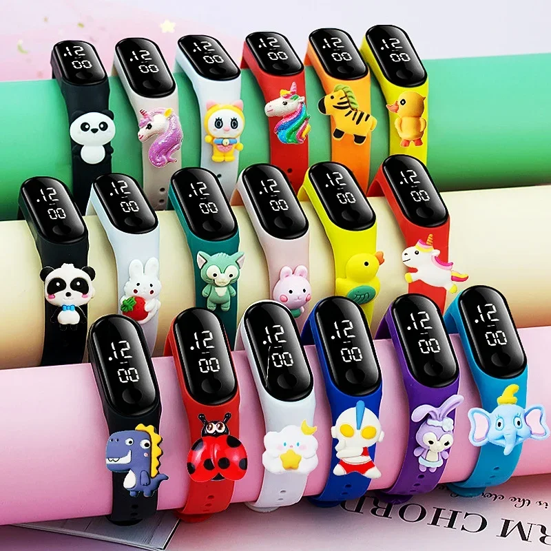 Waterproof Children Smart Watch Cartoon Dinosaur Unicorn Bracelet Outdoor Sports Clock Kids LED Electronic Digital Watches Toys
Waterproof Children Smart Watch Cartoon Dinosaur Unicorn Bracelet Outdoor Sports Clock Kids LED Electronic Digital Watches Toys