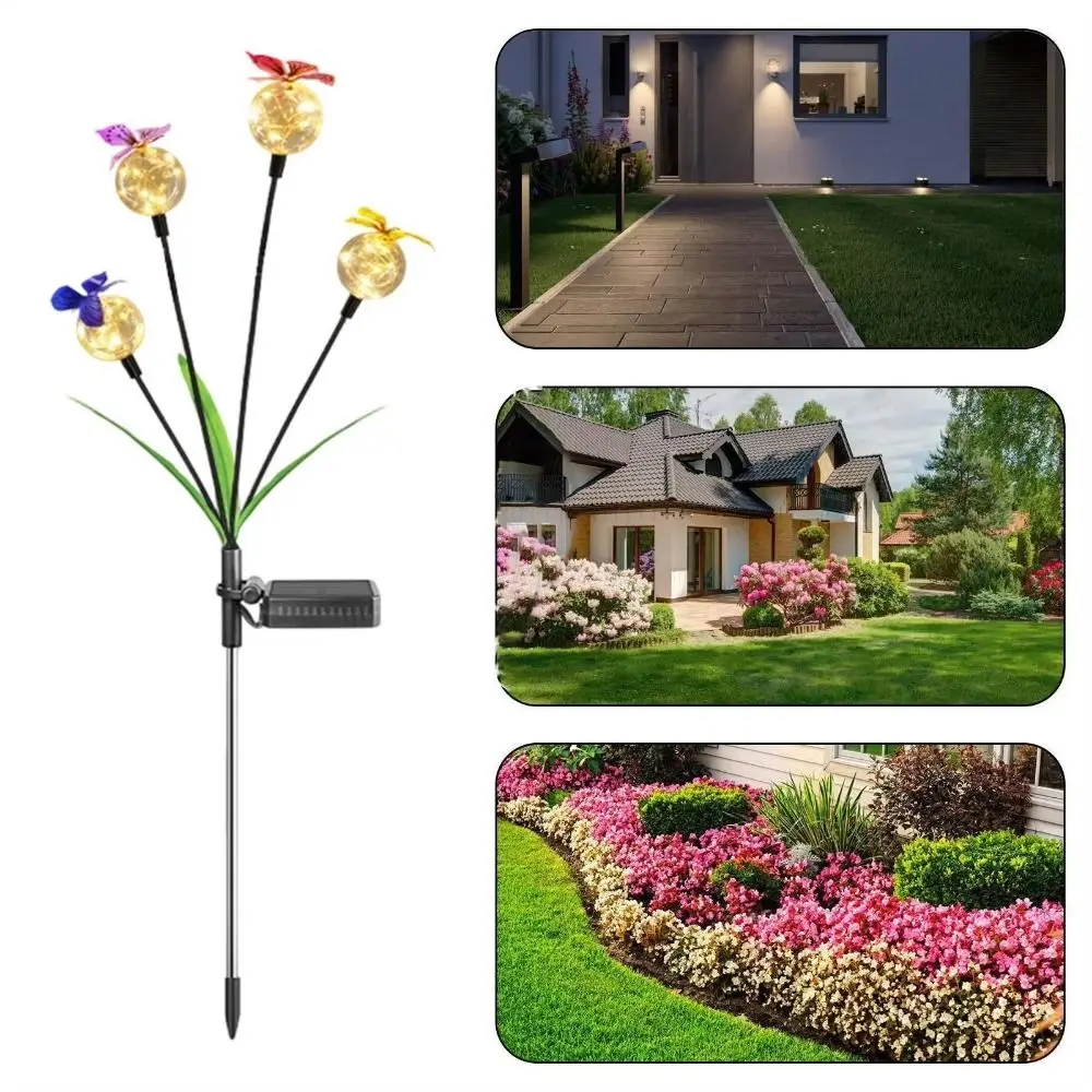 6/8 Head Butterfly Bobble Swing Light Waterproof Color Changing Flower Solar Lawn Lights Decorative LED Lights
6/8 Head Butterfly Bobble Swing Light Waterproof Color Changing Flower Solar Lawn Lights Decorative LED Lights
