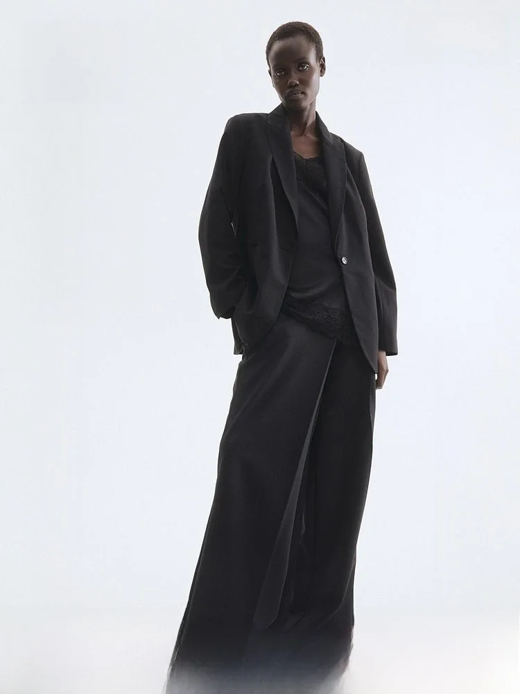 H&M Women's Busin Suit oulder Pads Long Sve Commute Single Button Spring New Arrival Ele Formal Outerwear
H&M Women's Busin Suit oulder Pads Long Sve Commute Single Button Spring New Arrival Ele Formal Outerwear