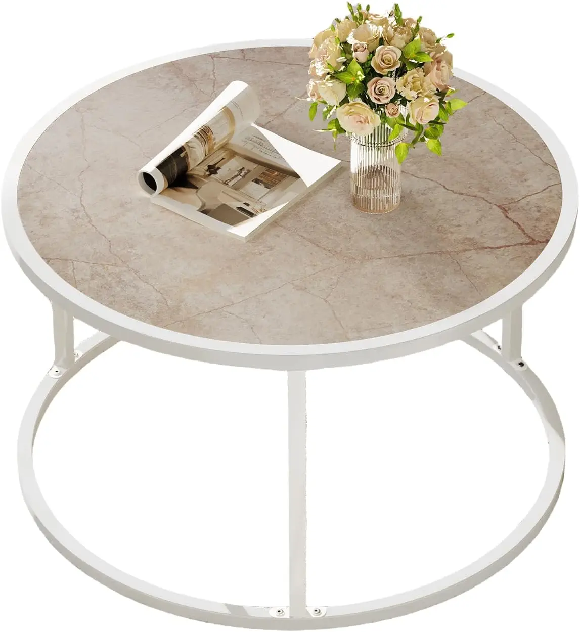 Small Round Coffee Table, Marble Coffee Tables for Living Room, White Modern Center Table for Small Space Home Office Gardern,
Small Round Coffee Table, Marble Coffee Tables for Living Room, White Modern Center Table for Small Space Home Office Gardern,