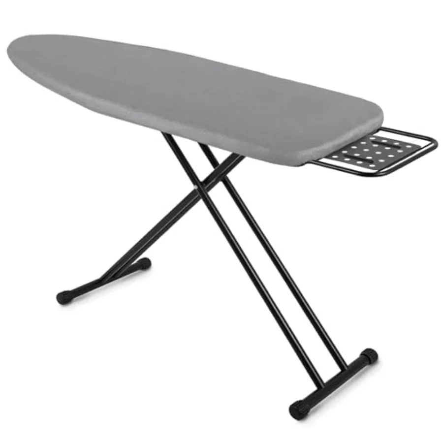 Full Size Ironing Board 47 X 15 with Heat Resistant Cover and Thicken Felt Pad, Safety Iron Rest, Anti-Skid Feet, Height Adjust
Full Size Ironing Board 47 X 15 with Heat Resistant Cover and Thicken Felt Pad, Safety Iron Rest, Anti-Skid Feet, Height Adjust