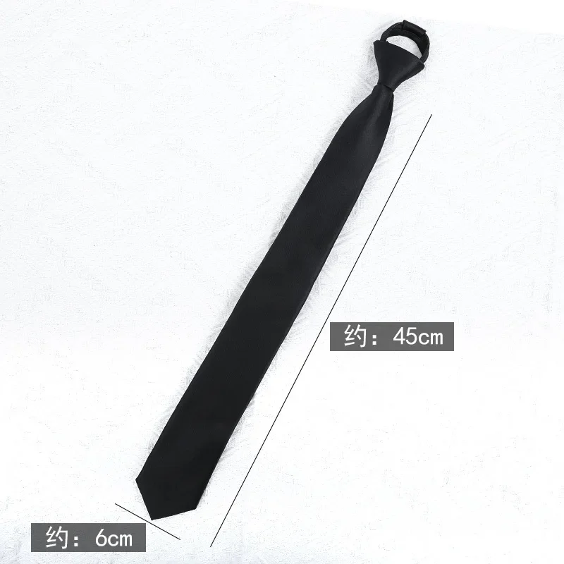 Black Versatile Knot Free Business Men's Tie Casual Korean Edition Formal Zipper Lazy Solid Color Tie
Black Versatile Knot Free Business Men's Tie Casual Korean Edition Formal Zipper Lazy Solid Color Tie