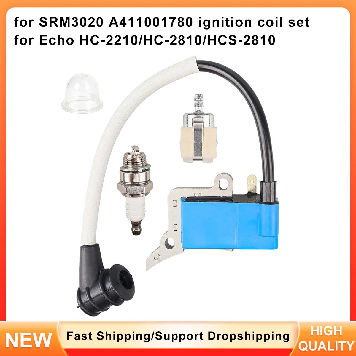Ignition Coil Set SRM3020 / A411001780 - Compatible with HC-2210, HC-2810, HCS-2810, HCS-3
Ignition Coil Set SRM3020 / A411001780 - Compatible with HC-2210, HC-2810, HCS-2810, HCS-3