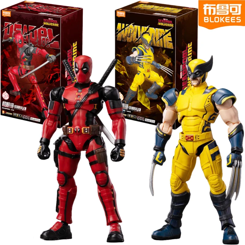 Original Blokees Deadpool Action Figure Toy Champion Class Marvel Deadpool 3 Assembly Model Kit Deadpool & Wolverine Gift Toys
Original Blokees Deadpool Action Figure Toy Champion Class Marvel Deadpool 3 Assembly Model Kit Deadpool & Wolverine Gift Toys