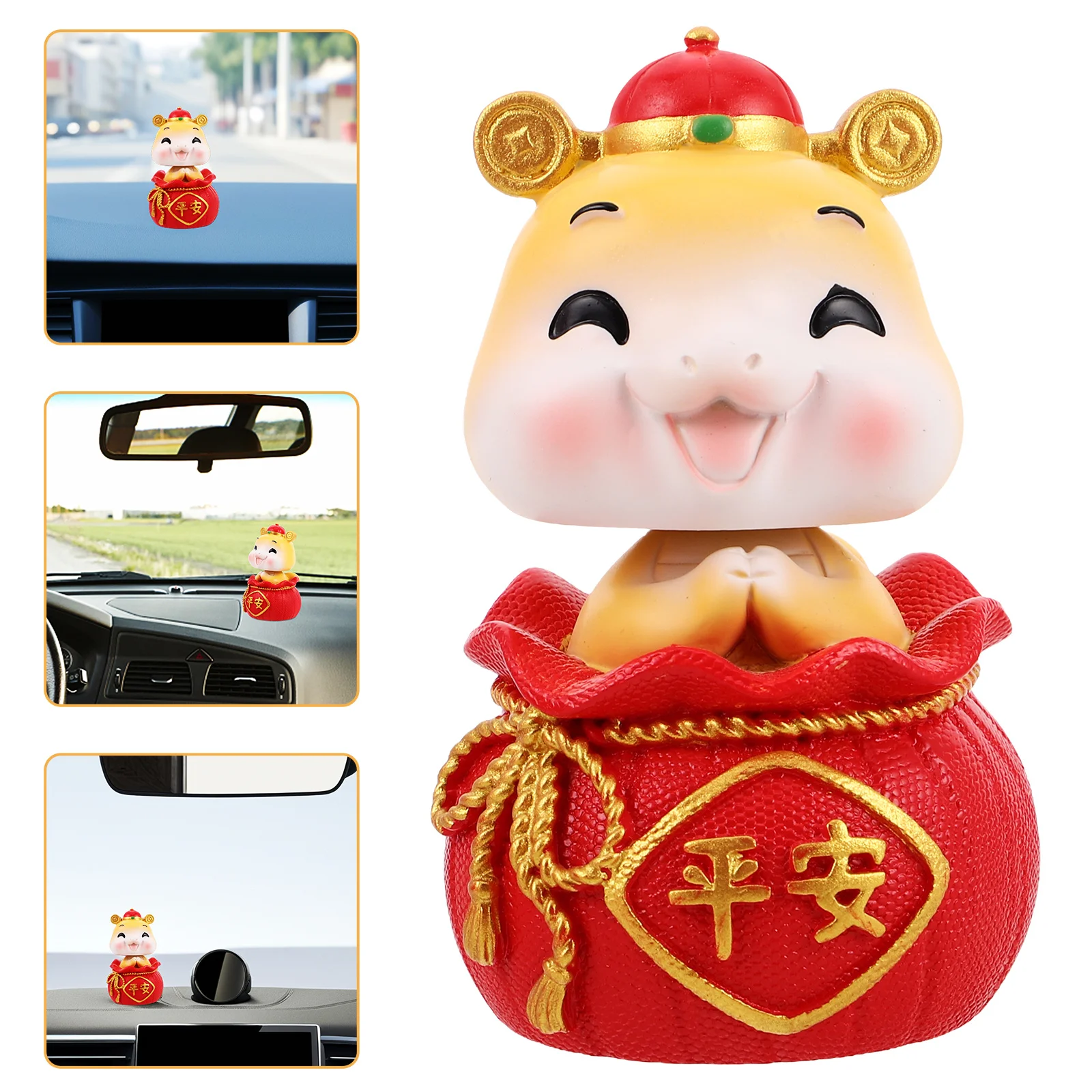 Large Cute Zodiac Snake Ornament For Car Dashboard Resin Lunar New Year Decor Miniature Statue Home Decoration Accessory
Large Cute Zodiac Snake Ornament For Car Dashboard Resin Lunar New Year Decor Miniature Statue Home Decoration Accessory