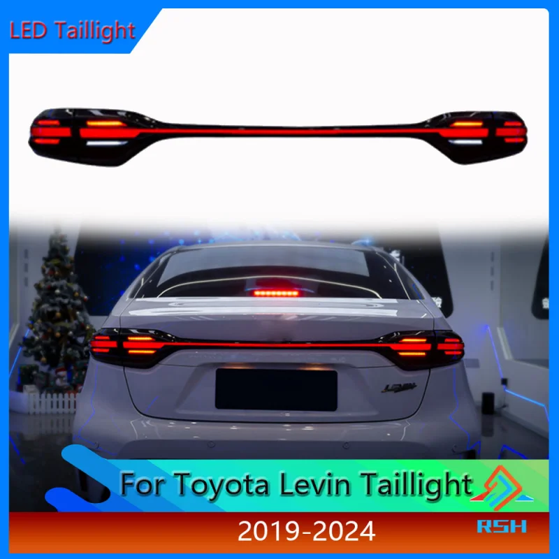 For Toyota Levin Taillight Assembly 2019-2024 Modification LED Through-Type Running Lights And Water Turn Signals Tail Light
For Toyota Levin Taillight Assembly 2019-2024 Modification LED Through-Type Running Lights And Water Turn Signals Tail Light