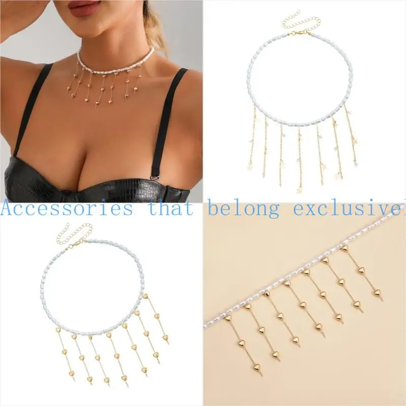 31BB Elegant Baroque Pearls Necklace Featuring Long Tassels Designs Suitable for Fashionable Women Stylish Outfits Daily Use
31BB Elegant Baroque Pearls Necklace Featuring Long Tassels Designs Suitable for Fashionable Women Stylish Outfits Daily Use