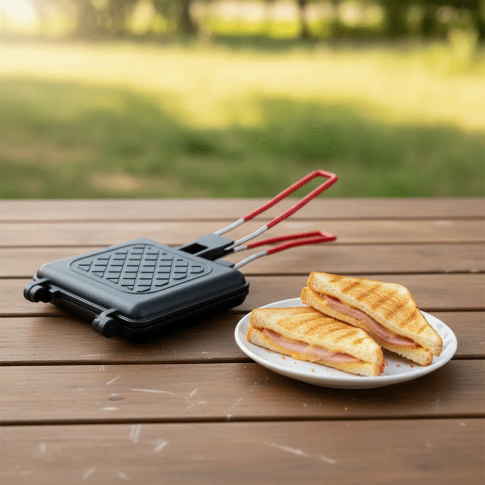 Double-Sided Outdoor Folding Sandwich Grill Pan Non-Stick Detachable Flip Grill Pan Heat-resistant Sandwich Maker Kitchen
Double-Sided Outdoor Folding Sandwich Grill Pan Non-Stick Detachable Flip Grill Pan Heat-resistant Sandwich Maker Kitchen
