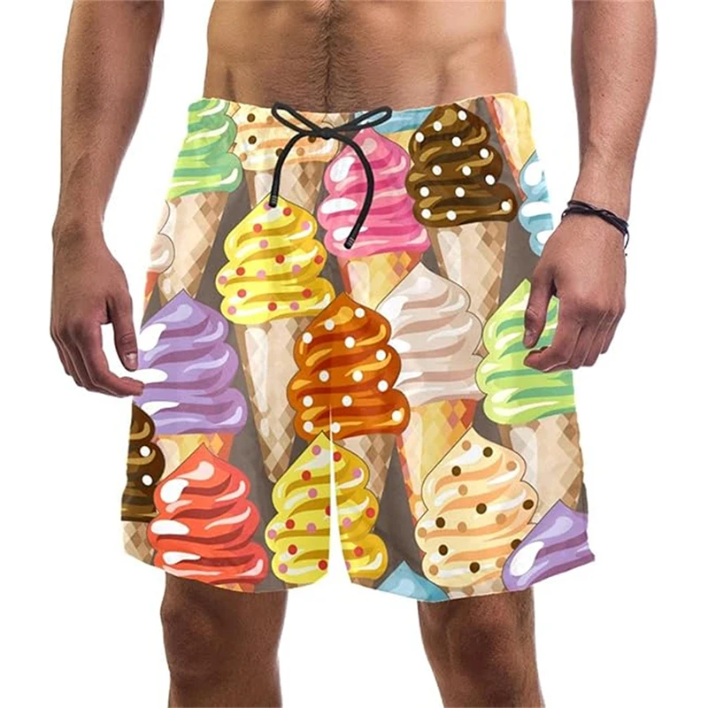 Summer Ice Cream Funny Print Beach Shorts Children Funny Casual Street Loose Board Short Fashion Trend Men Oversized Swim Trunks
Summer Ice Cream Funny Print Beach Shorts Children Funny Casual Street Loose Board Short Fashion Trend Men Oversized Swim Trunks