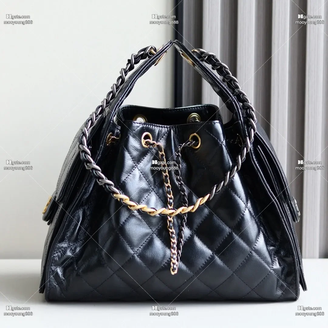12A Upgrade Mirror Quality Designer 25 Hobo Bag Mix Tone Handbags for Women Shiny Crumpled Calfskin Leather Shoulder Bag Black Q
12A Upgrade Mirror Quality Designer 25 Hobo Bag Mix Tone Handbags for Women Shiny Crumpled Calfskin Leather Shoulder Bag Black Q