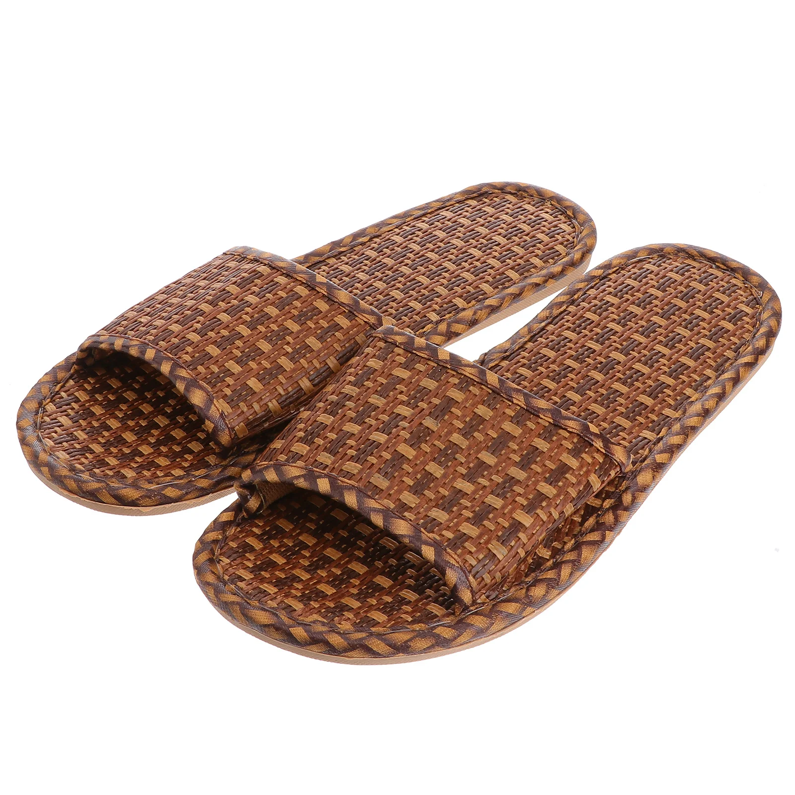 Rattan Sandals Straw Slippers Indoor Wicker Simple Sweat Absorption Moisture Flex Non Slip Texture
Rattan Sandals Straw Slippers Indoor Wicker Simple Sweat Absorption Moisture Flex Non Slip Texture