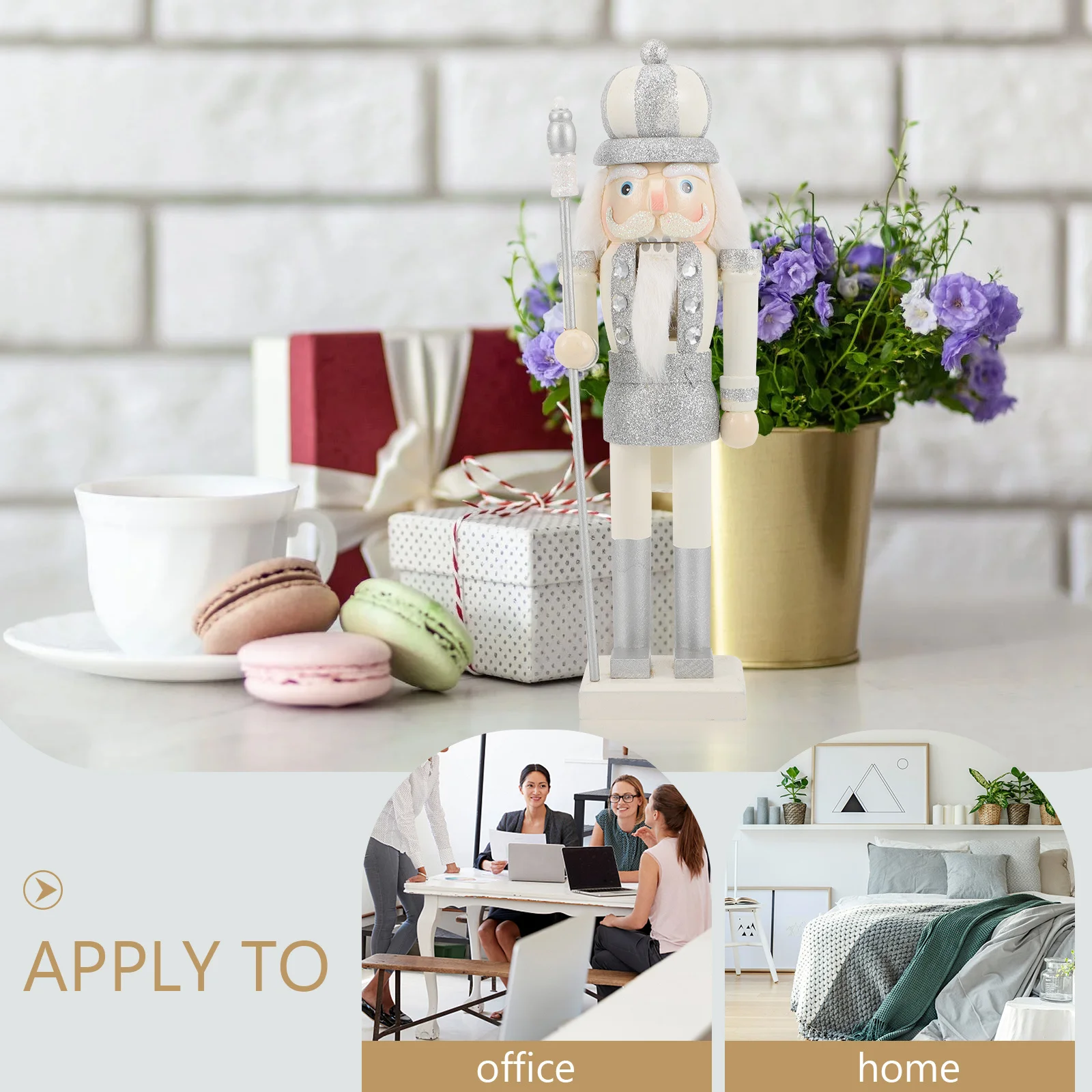 1pc Wooden Nutcracker Decor Holiday Nutcracker Ornament For Home Office Car Christmas Tabletop Wedding Party Gift
1pc Wooden Nutcracker Decor Holiday Nutcracker Ornament For Home Office Car Christmas Tabletop Wedding Party Gift