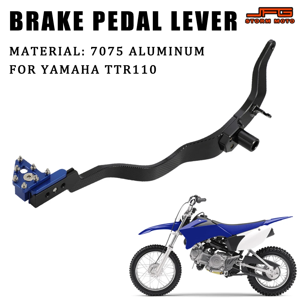 CNC Foot Brake Pedal Motorcycles Accessories Footpegs 7075 Aluminum Brake Levers For YAMAHA TTR110 TTR 110 Motocross Dirt Bike
CNC Foot Brake Pedal Motorcycles Accessories Footpegs 7075 Aluminum Brake Levers For YAMAHA TTR110 TTR 110 Motocross Dirt Bike