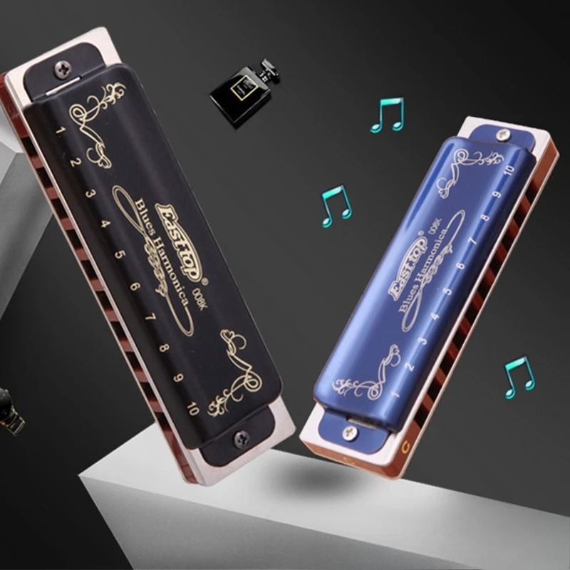 Harmonica 10-hole Blues C Playing T008K Blues 10-hole Adult Children Beginner's Introduction
Harmonica 10-hole Blues C Playing T008K Blues 10-hole Adult Children Beginner's Introduction