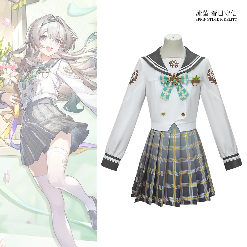 Crash Star COS Clothes Liuying Chunri Handletter Cosplay Animation anime Game Clothing Complete Female
Crash Star COS Clothes Liuying Chunri Handletter Cosplay Animation anime Game Clothing Complete Female