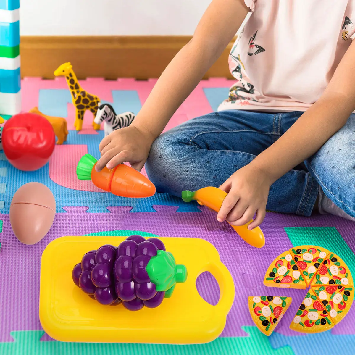 1Set Slicable Fruits Vegetables Play Set Durable Safe Eco-Friendly Plastic Ideal Party Gifts Birthday Educational Purposes
1Set Slicable Fruits Vegetables Play Set Durable Safe Eco-Friendly Plastic Ideal Party Gifts Birthday Educational Purposes