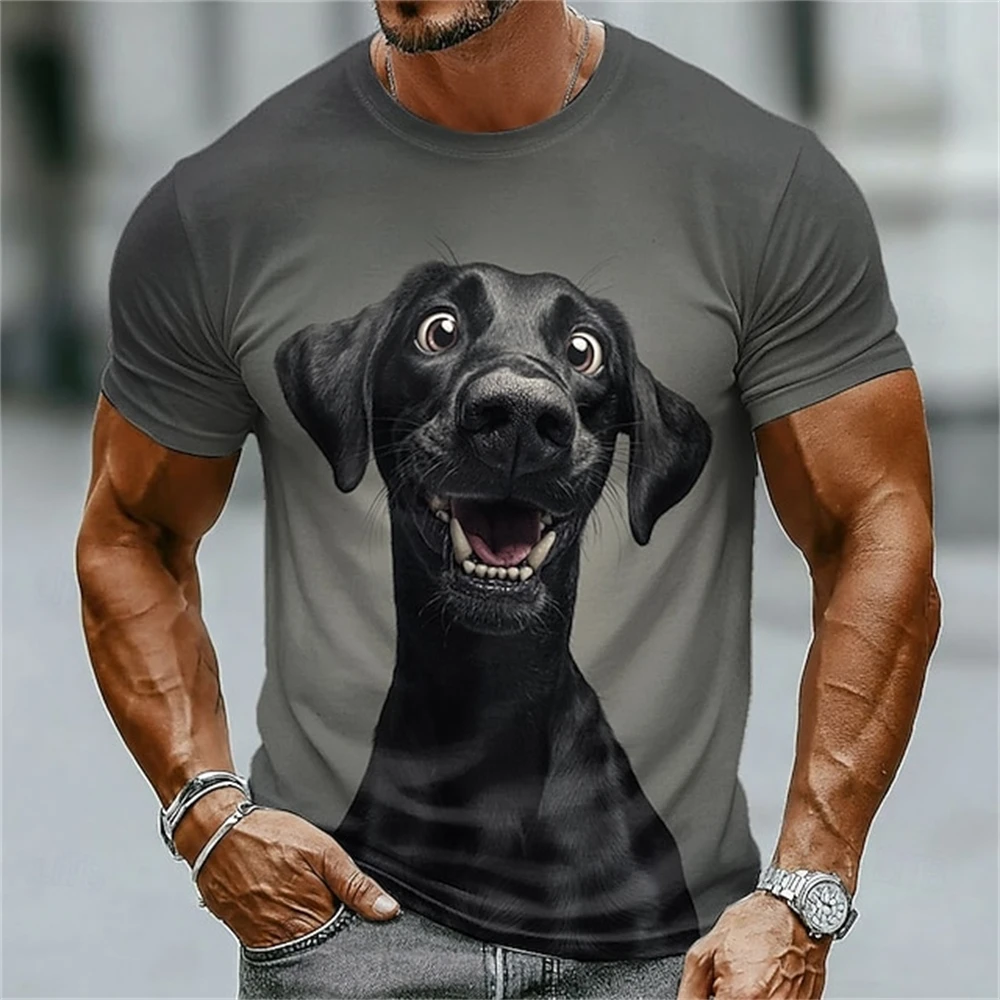 Funny 3D Dog Print Men's T-Shirts Fashion Animal Pattern Summer Street Short Sleeve Casual O-neck Breathable Tees Man Loose Tops
Funny 3D Dog Print Men's T-Shirts Fashion Animal Pattern Summer Street Short Sleeve Casual O-neck Breathable Tees Man Loose Tops