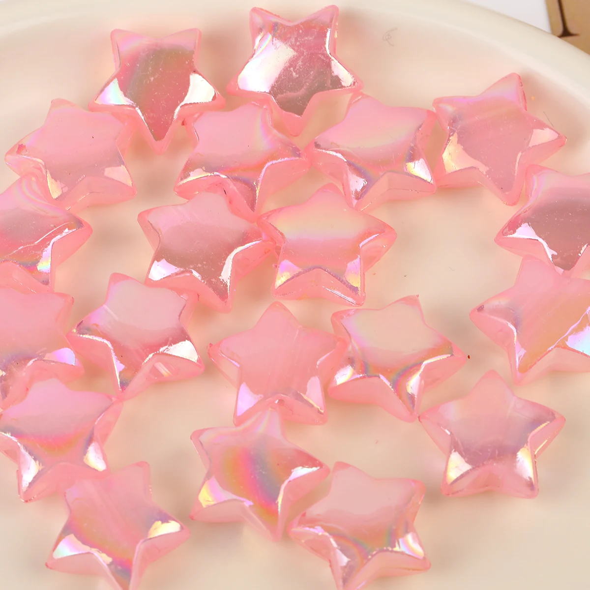 20 pcs/pack Acrylic Pentagram Colored Big Hole Beads Handmade DIY Scattered Beads Mobile Phone Chain Head Rope Jewelry Accessori
20 pcs/pack Acrylic Pentagram Colored Big Hole Beads Handmade DIY Scattered Beads Mobile Phone Chain Head Rope Jewelry Accessori