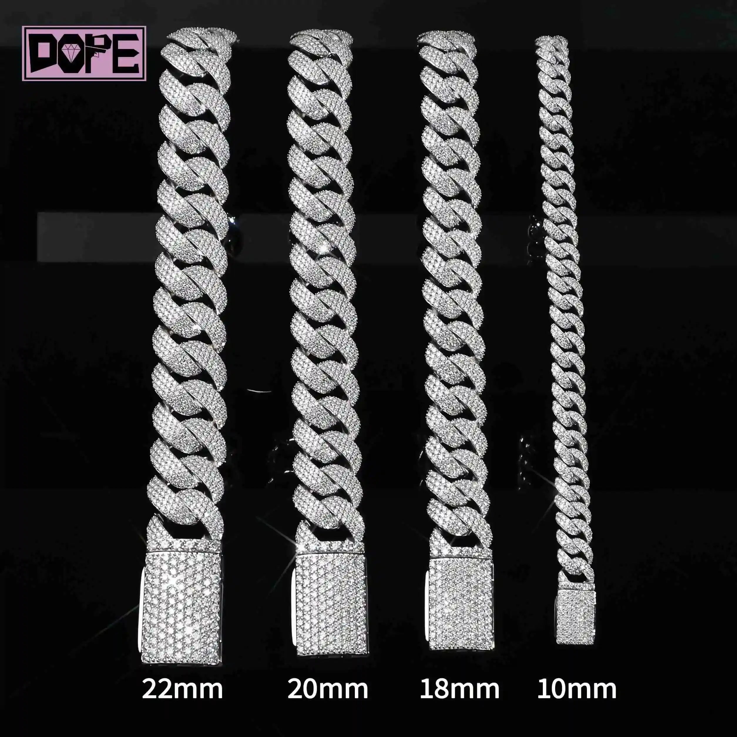 Luxury Hot Sale Moissanite Jewelry Cuban Link Chain D VVS Moissanite Diamond GRA Certificate Moissanite Cuban.
Luxury Hot Sale Moissanite Jewelry Cuban Link Chain D VVS Moissanite Diamond GRA Certificate Moissanite Cuban.