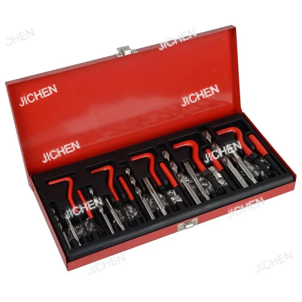 131 шт., винты для ремонта автомобильной резьбы, резьба для ремонта свечей зажигания, набор метчиков для нарезания резьбы
131 шт., винты для ремонта автомобильной резьбы, резьба для ремонта свечей зажигания, набор метчиков для нарезания резьбы