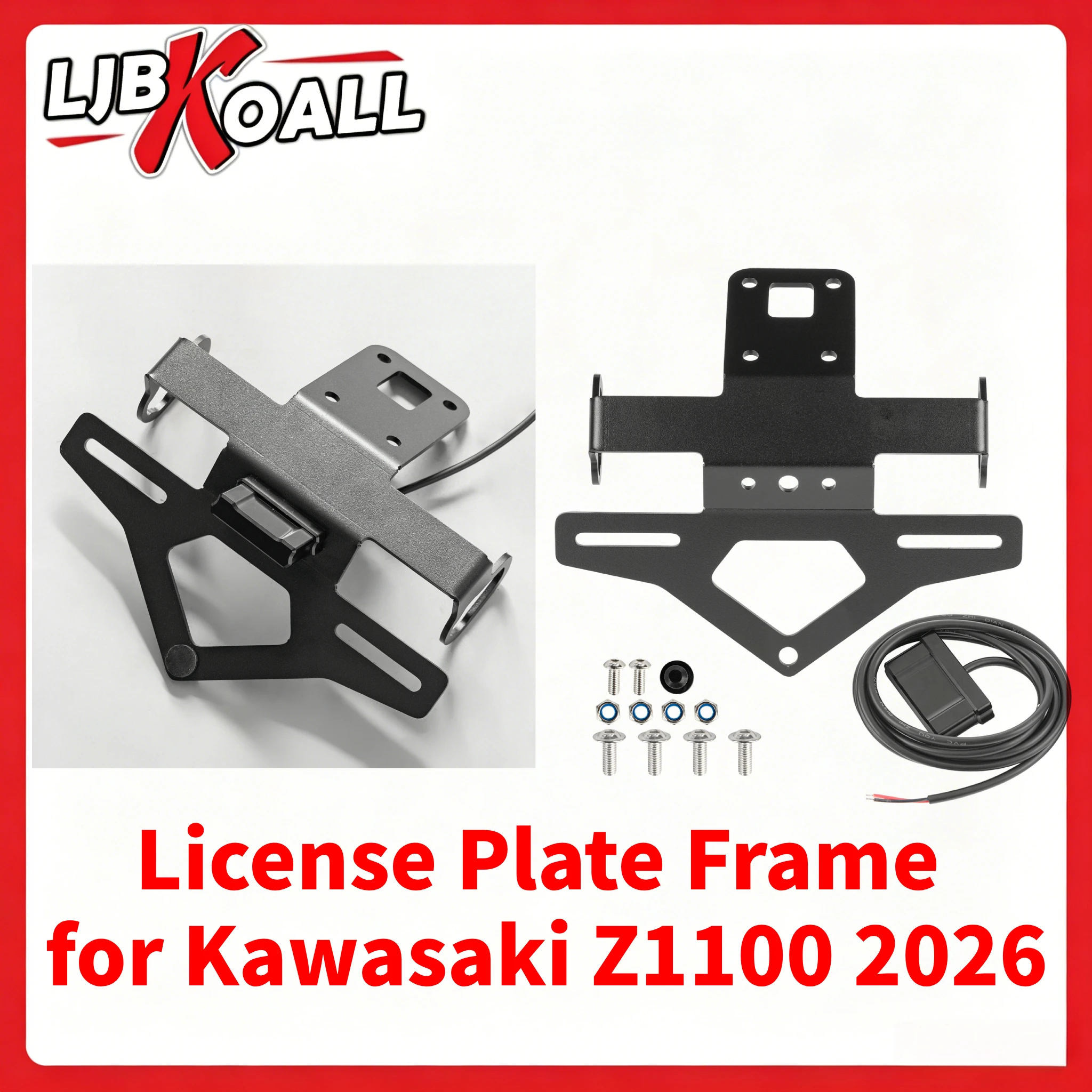 License Plate Frame for Kawasaki Z1100 2026 Motorcycle Tail Tidy Fender Eliminator License Registration Plate Holder for Z 1100
License Plate Frame for Kawasaki Z1100 2026 Motorcycle Tail Tidy Fender Eliminator License Registration Plate Holder for Z 1100