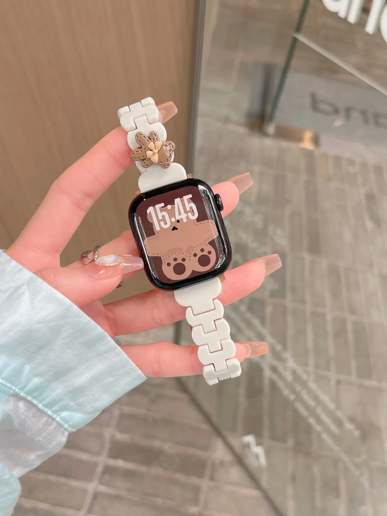 Nice Bracelet Resin Link For Apple Watch Band For Women Strap 38mm 40mm 41mm 42mm 44mm 45mm 46mm 49mm
Nice Bracelet Resin Link For Apple Watch Band For Women Strap 38mm 40mm 41mm 42mm 44mm 45mm 46mm 49mm