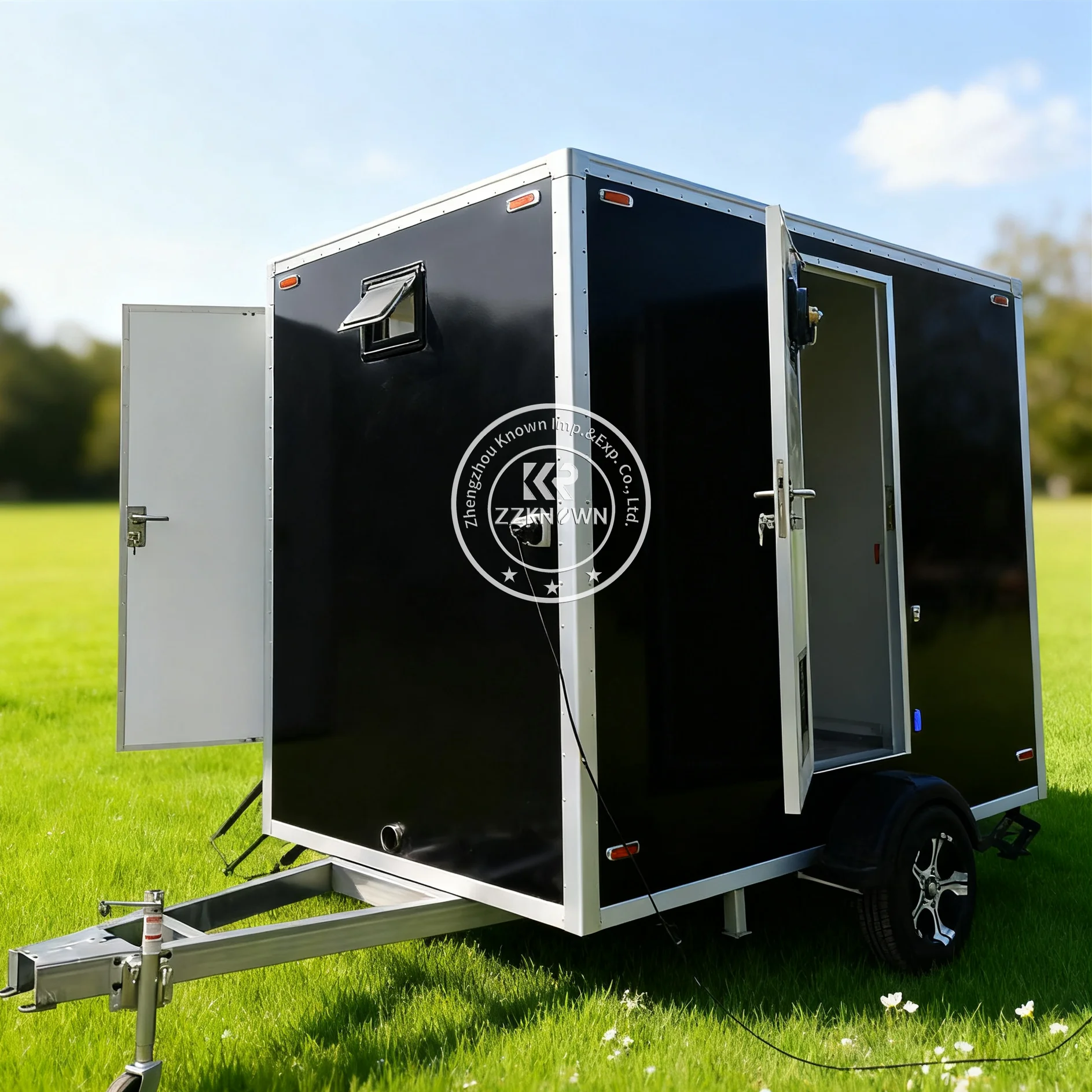 Mobile Toilet Luxury Bathroom Trailer Outdoor Weddings Portable Restroom Portable Public Toilet Trailer with Water Tank
Mobile Toilet Luxury Bathroom Trailer Outdoor Weddings Portable Restroom Portable Public Toilet Trailer with Water Tank