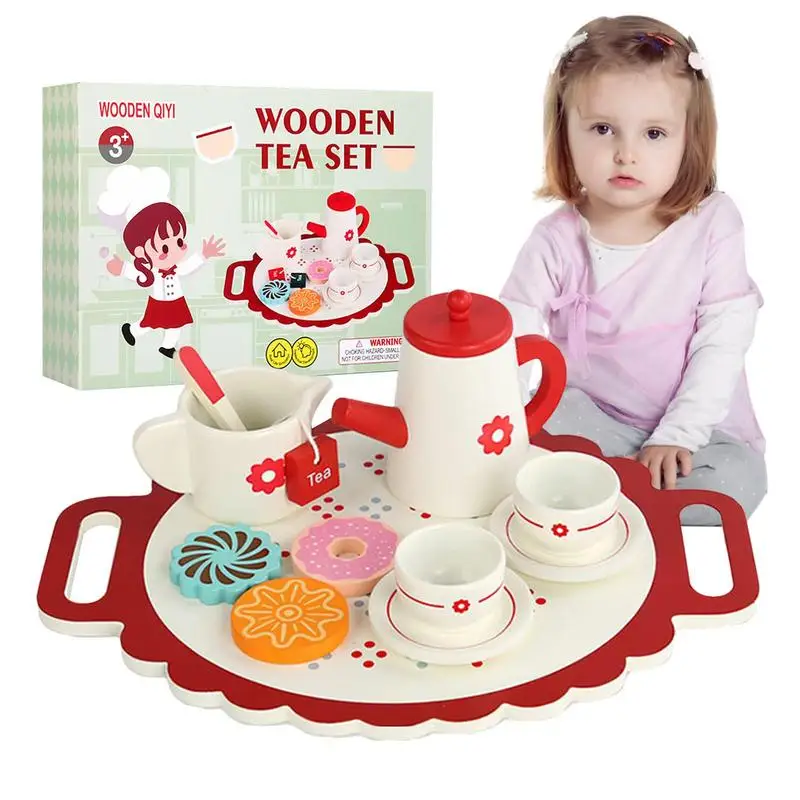 Tea Party Set Wooden Afternoon Tea Party Kitchen Toys Girls Donut Tea Bag Play Set For Improves Social Skills Colorful Food
Tea Party Set Wooden Afternoon Tea Party Kitchen Toys Girls Donut Tea Bag Play Set For Improves Social Skills Colorful Food