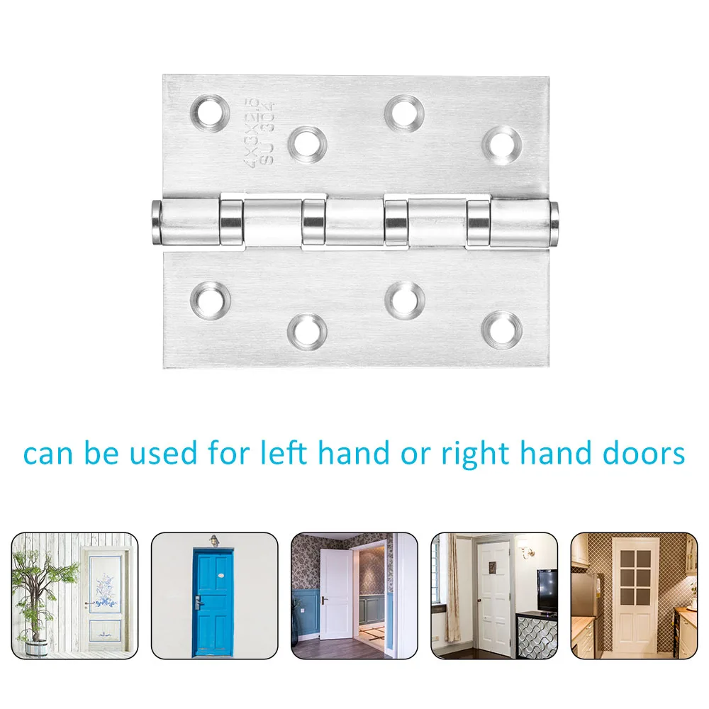 2pcs Stainless Steel Hinges Ball Bearing Door Hinges Non-Removable Pin Room Wood Door Hinges Stainless Steel Hinges
2pcs Stainless Steel Hinges Ball Bearing Door Hinges Non-Removable Pin Room Wood Door Hinges Stainless Steel Hinges