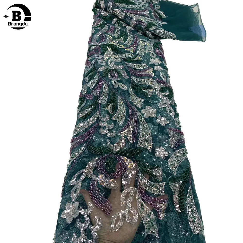 Luxury African Beaded Lace Fabric 2024 High Quality Nigerian Sequins French Tulle Fabric Material For Wedding Party Z5025
Luxury African Beaded Lace Fabric 2024 High Quality Nigerian Sequins French Tulle Fabric Material For Wedding Party Z5025
