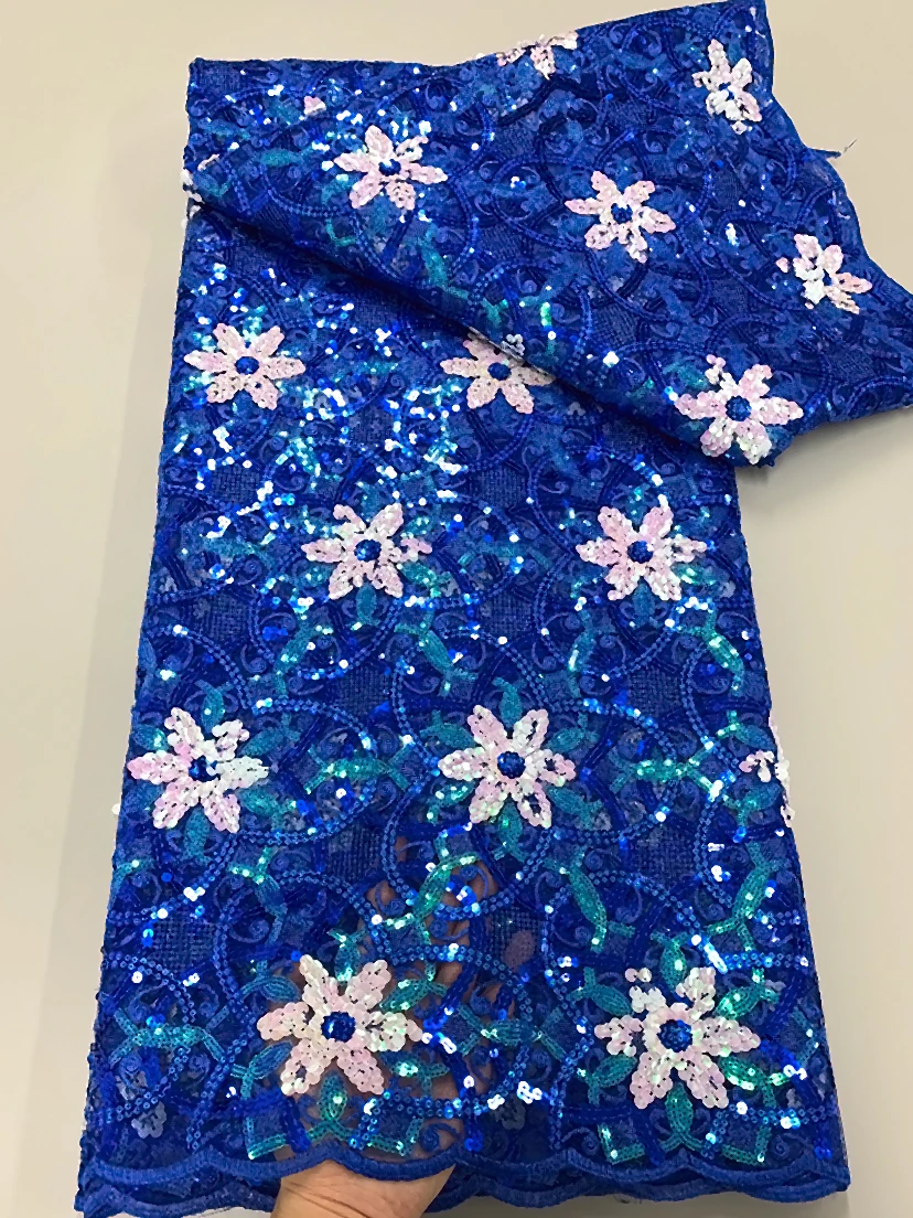 Royal Blue African Tulle Lace Fabric 2023 High Quality Sequins Nigerian Net Lace Fabric French For Women Celebration Party Dress
Royal Blue African Tulle Lace Fabric 2023 High Quality Sequins Nigerian Net Lace Fabric French For Women Celebration Party Dress